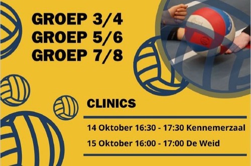 Foto bij Clinic schoolvolleybal 2025